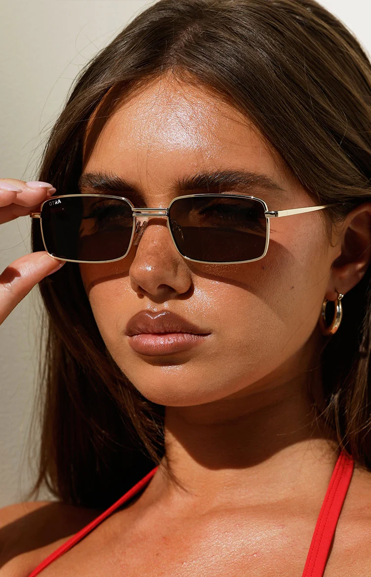 Trendy Polarized Hexagon Sunglasses Womens